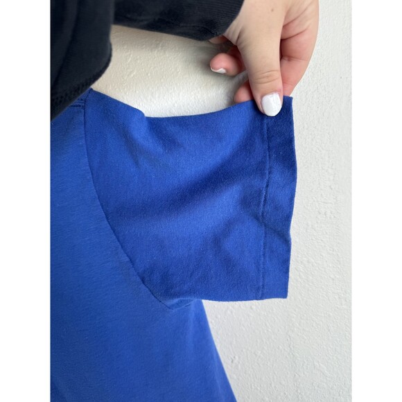 REAL VINTAGE 1980s  Superman T-shirt Blue DC Universe Medium - Picture 7 of 7